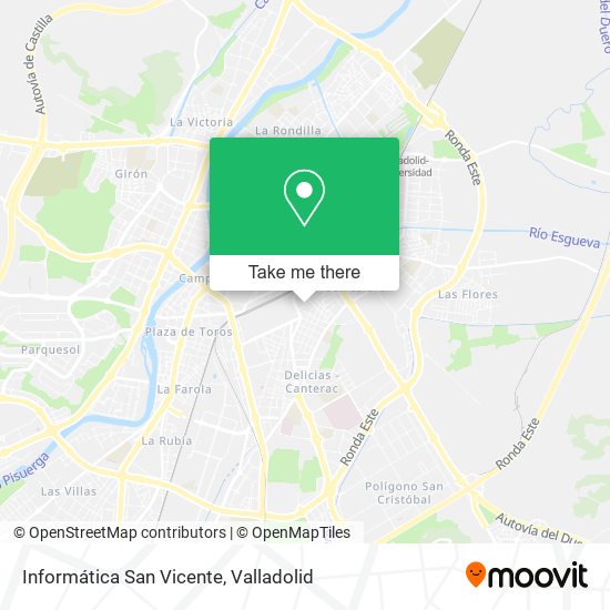 Informática San Vicente map
