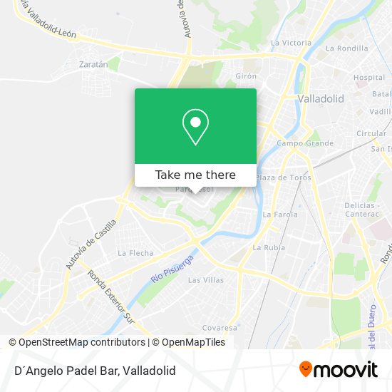 D´Angelo Padel Bar map
