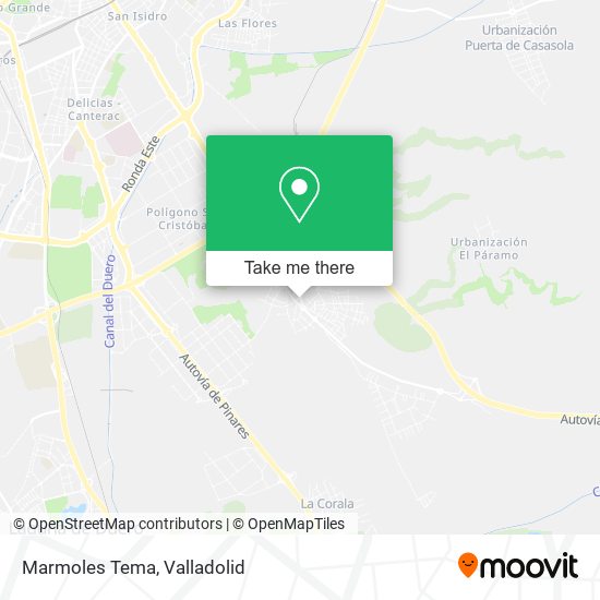 mapa Marmoles Tema