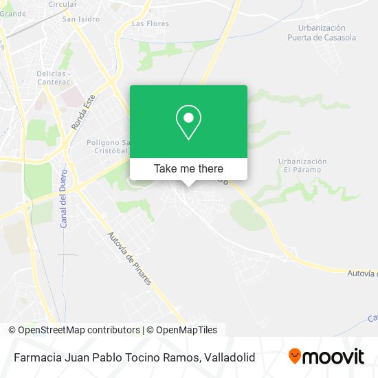 Farmacia Juan Pablo Tocino Ramos map