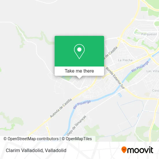 Clarim Valladolid map