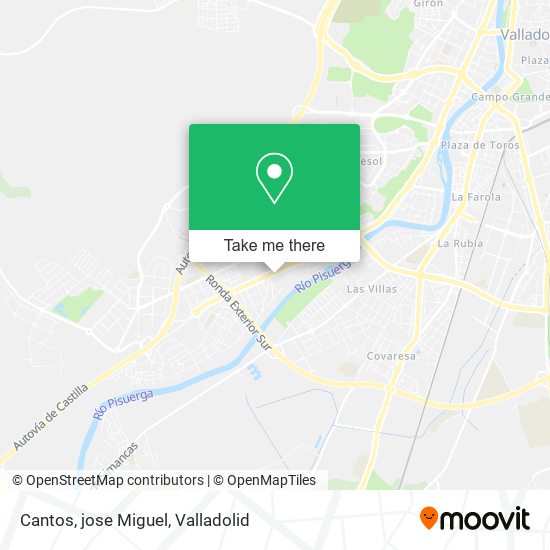 mapa Cantos, jose Miguel