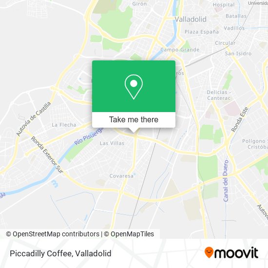 Piccadilly Coffee map