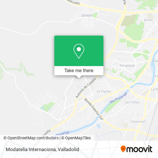 Modatelia Internaciona map