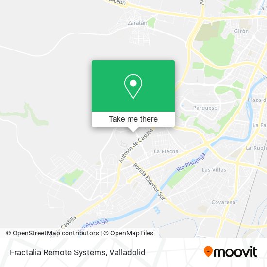 Fractalia Remote Systems map