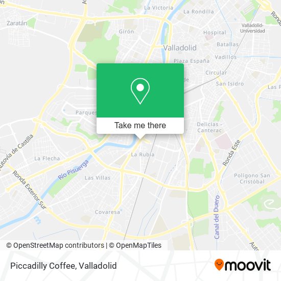 Piccadilly Coffee map