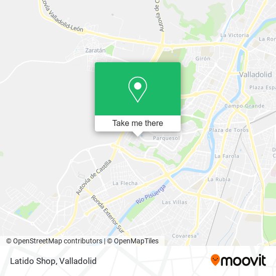 Latido Shop map