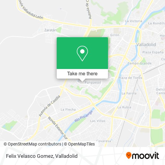 mapa Felix Velasco Gomez