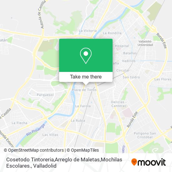 Cosetodo Tintoreria,Arreglo de Maletas,Mochilas Escolares. map