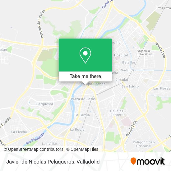 Javier de Nicolás Peluqueros map