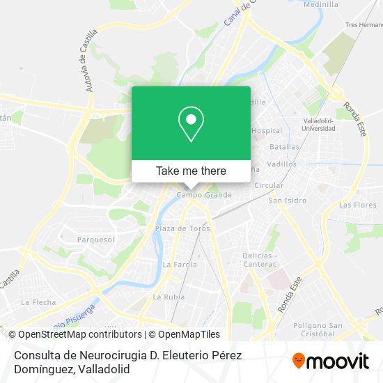 Consulta de Neurocirugia D. Eleuterio Pérez Domínguez map