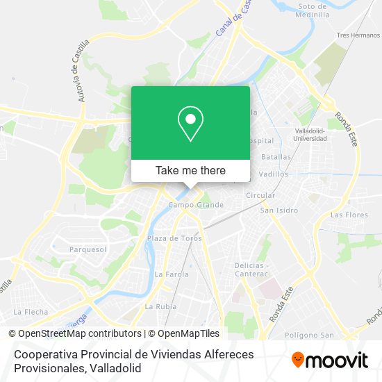 Cooperativa Provincial de Viviendas Alfereces Provisionales map