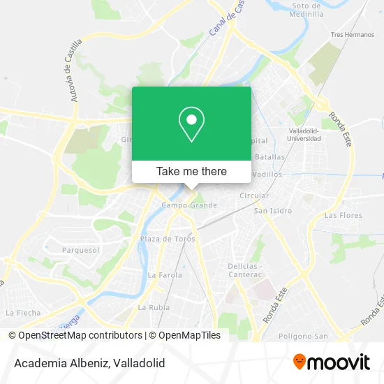 Academia Albeniz map