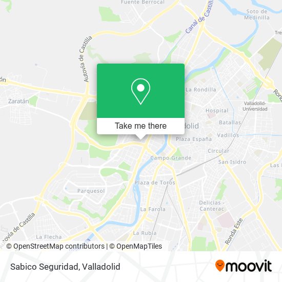 Sabico Seguridad map