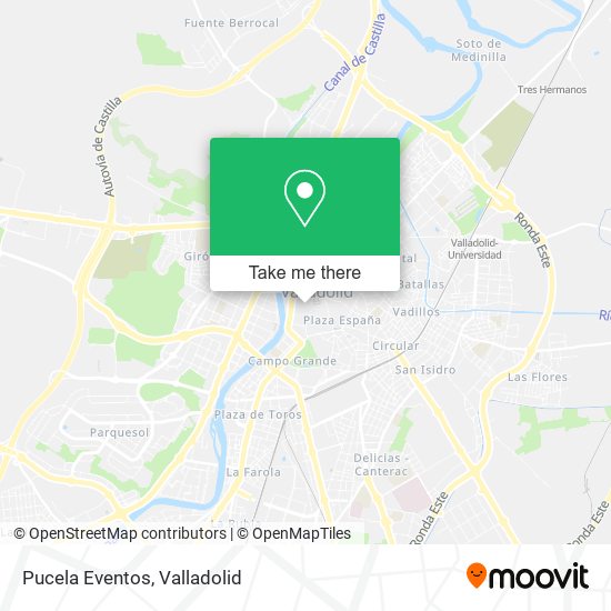 Pucela Eventos map