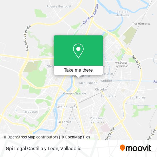 Gpi Legal Castilla y Leon map