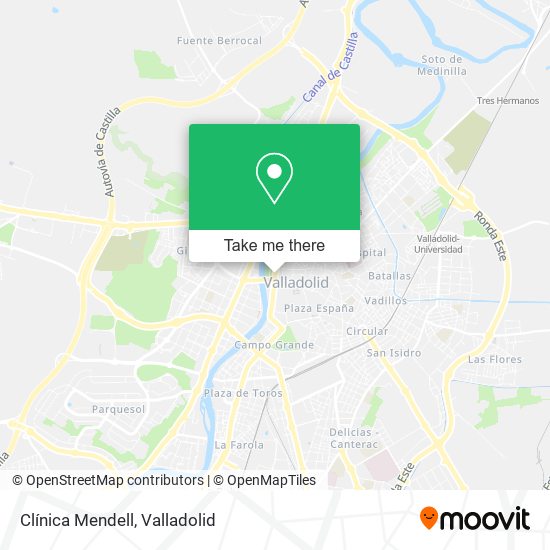 Clínica Mendell map