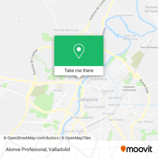 Alonve Profesional map