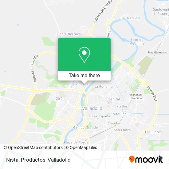 Nistal Productos map