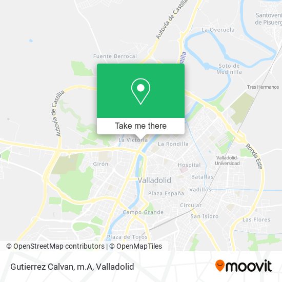 Gutierrez Calvan, m.A map