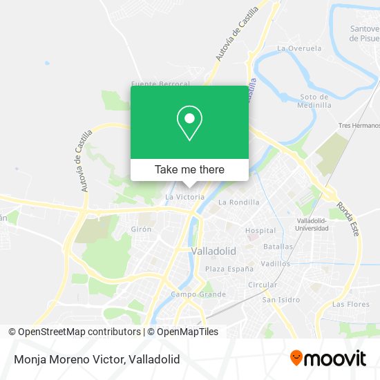 Monja Moreno Victor map