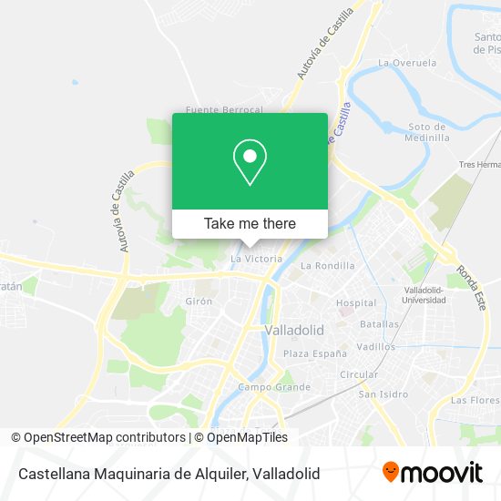 Castellana Maquinaria de Alquiler map