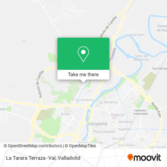 mapa La Tarara Terraza -Val