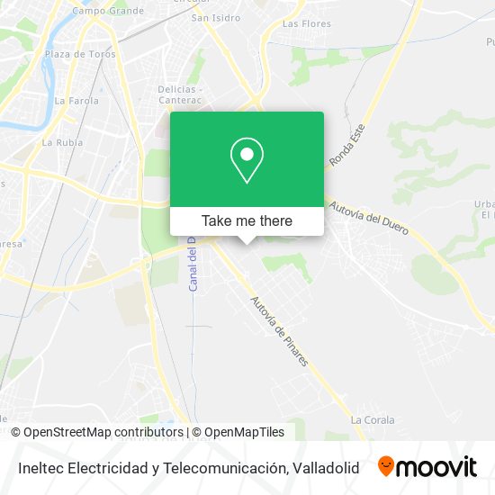 Ineltec Electricidad y Telecomunicación map