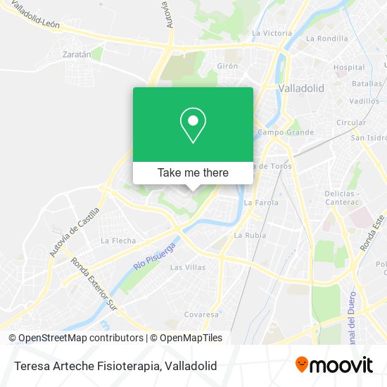 Teresa Arteche Fisioterapia map