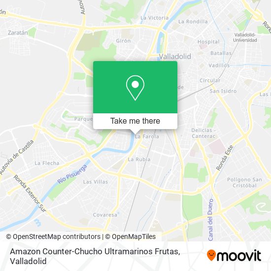 Amazon Counter-Chucho Ultramarinos Frutas map