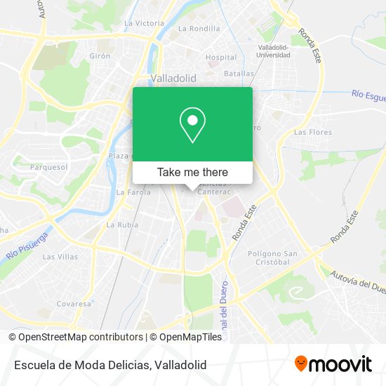 Escuela de Moda Delicias map