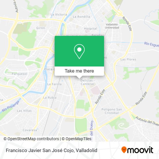 Francisco Javier San José Cojo map