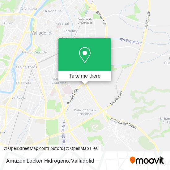 Amazon Locker-Hidrogeno map