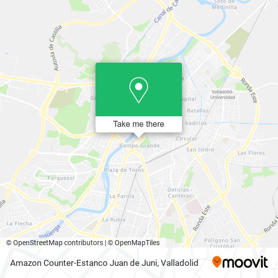 Amazon Counter-Estanco Juan de Juni map