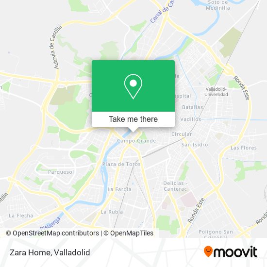 Zara Home map