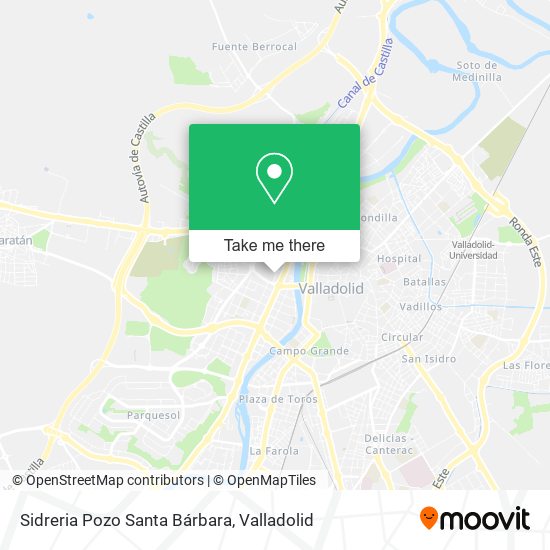 Sidreria Pozo Santa Bárbara map