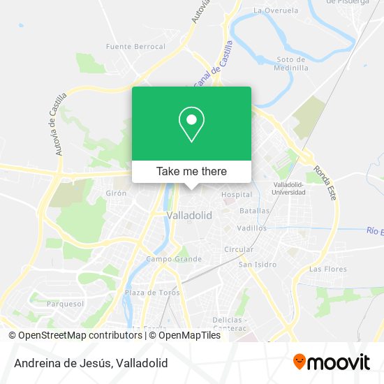 Andreina de Jesús map