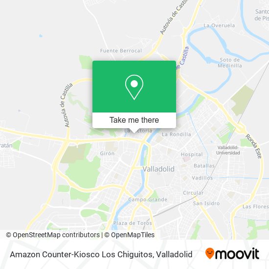 mapa Amazon Counter-Kiosco Los Chiguitos