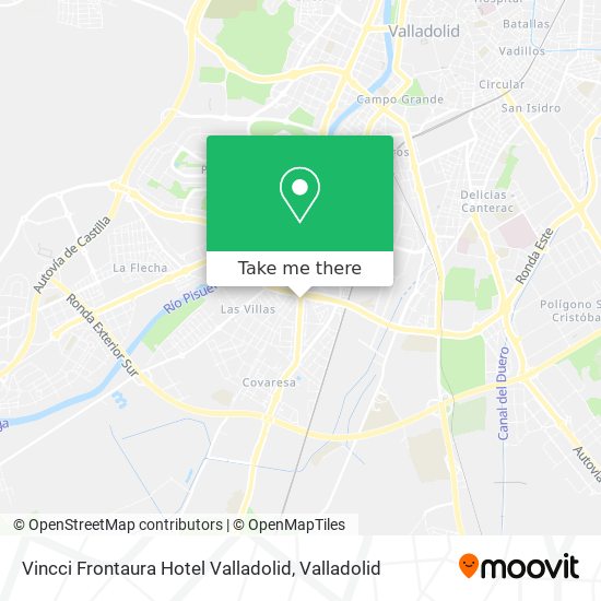 Vincci Frontaura Hotel Valladolid map