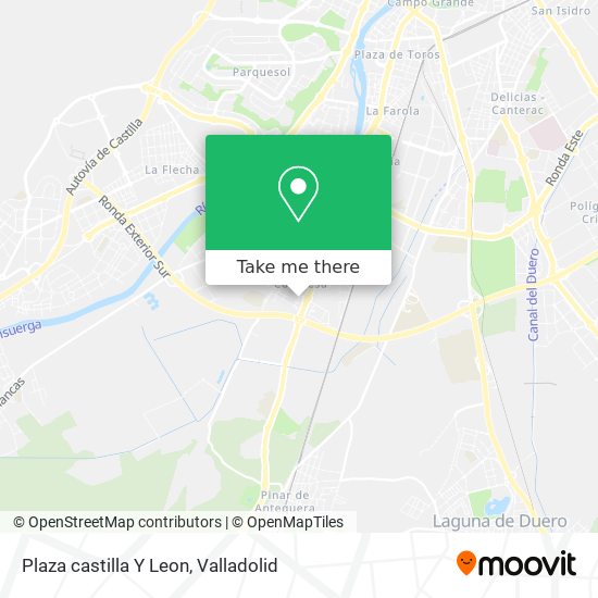 Plaza castilla Y Leon map