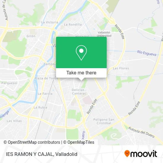 IES RAMON Y CAJAL map