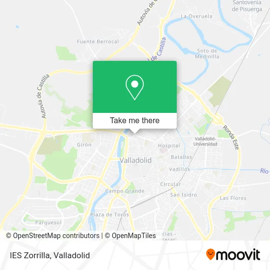IES Zorrilla map