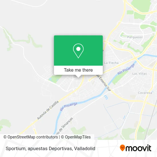 Sportium, apuestas Deportivas map