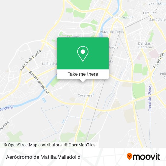 Aeródromo de Matilla map