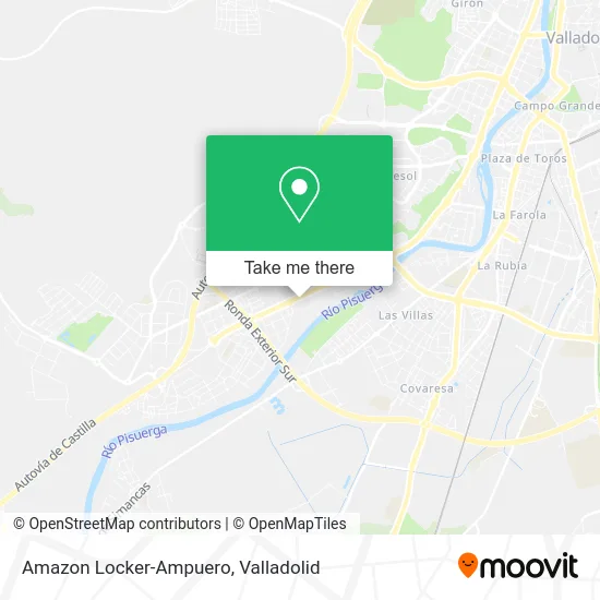 Amazon Locker-Ampuero map