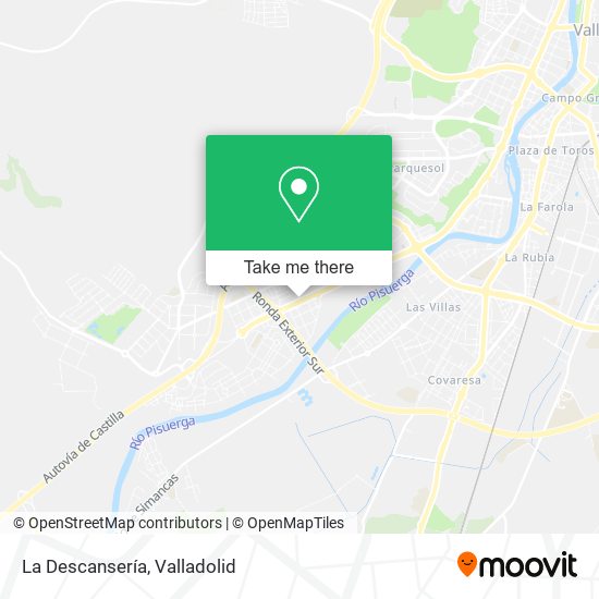 La Descansería map