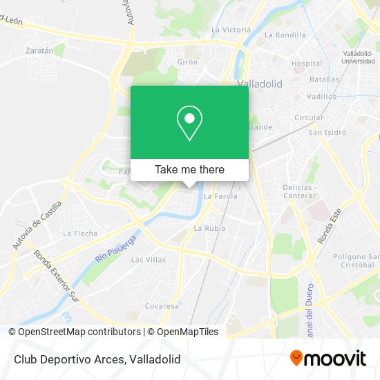 mapa Club Deportivo Arces