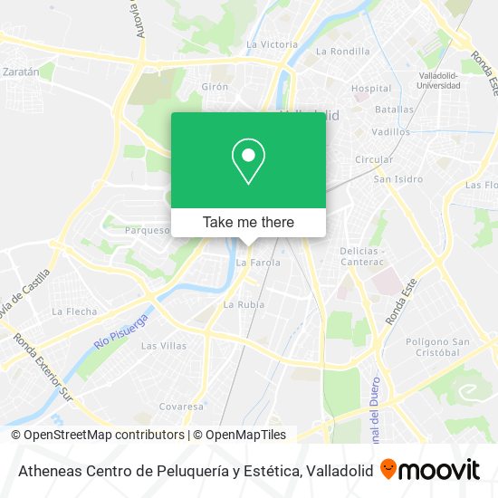 Atheneas Centro de Peluquería y Estética map