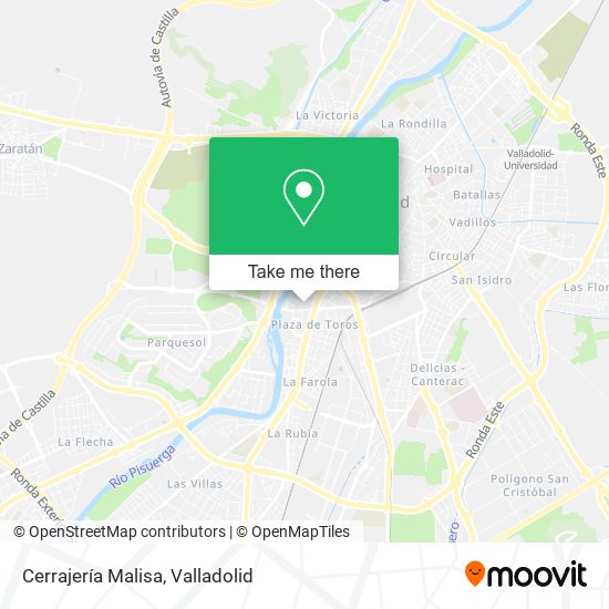 Cerrajería Malisa map