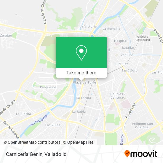 Carnicería Genin map